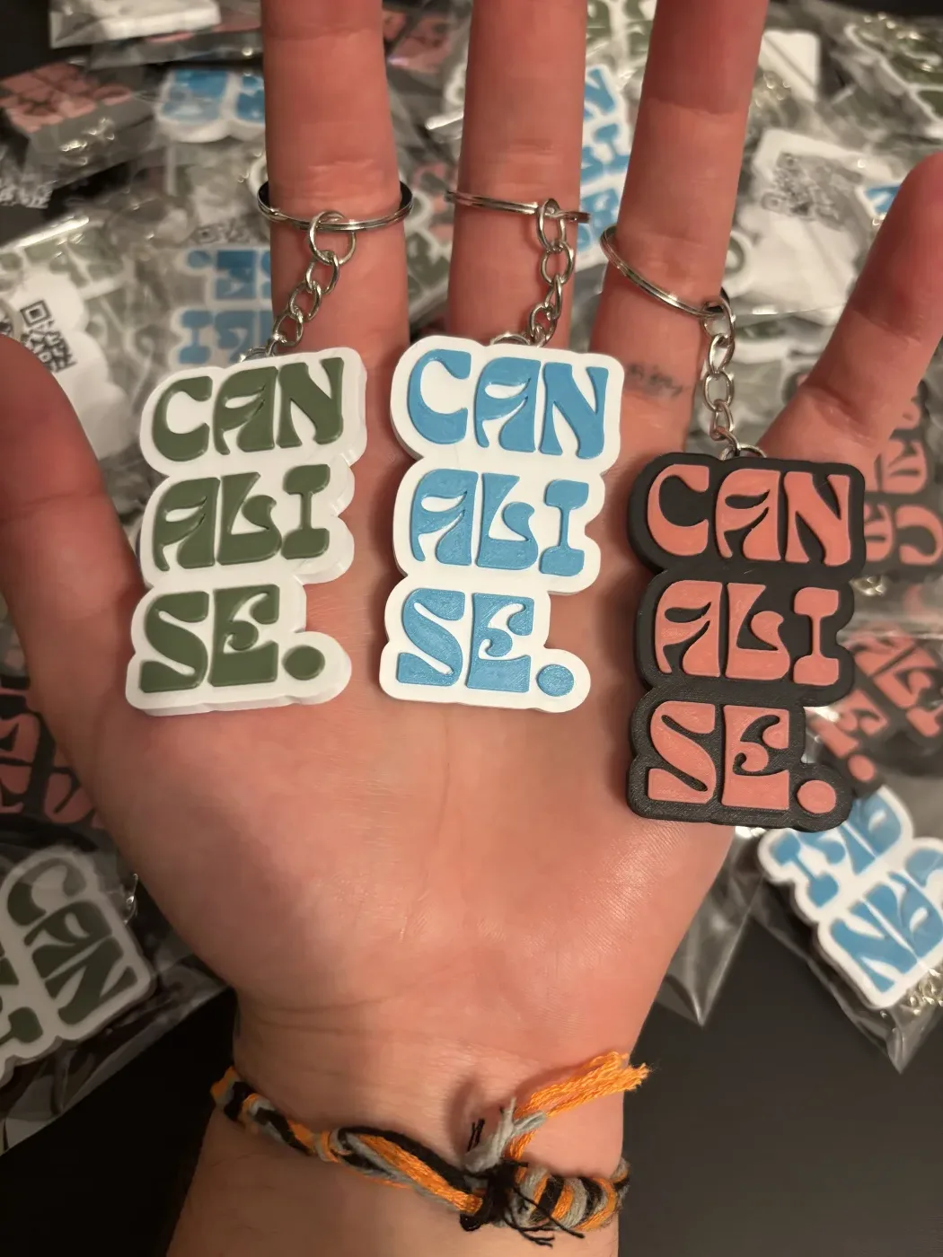 Porte-clés CANALISE pour les fans de Clémence Dubent (Koh-Lanta), imprimés en 3D par Filon Médoc